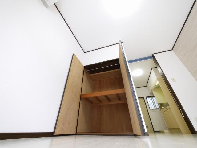 収納　ちょっとした収納スペースも充実しています