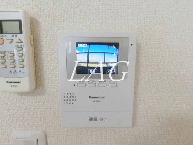 セキュリティ　モニター付きインターフォンです。