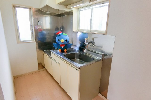 キッチン　2口ガスコンロ設置可能