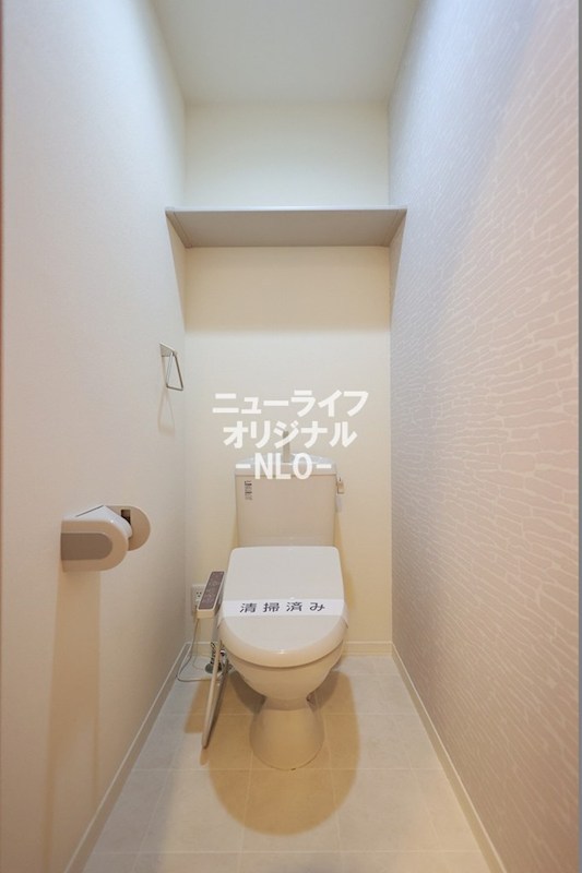 トイレ　トイレには快適な温水洗浄便座付
