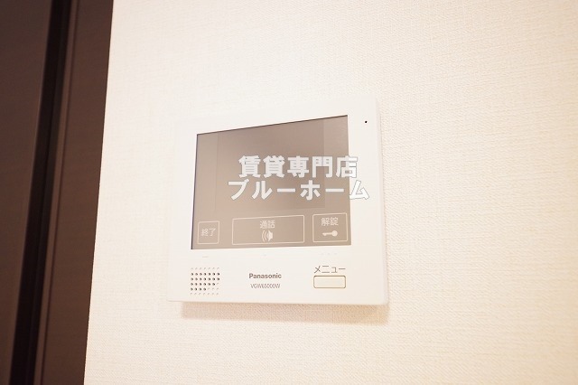 セキュリティ　モニター付きインターホン！