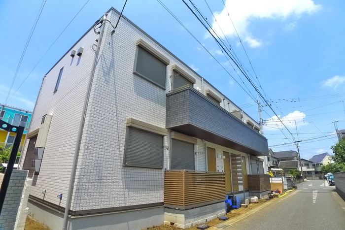 建物外観　建築中