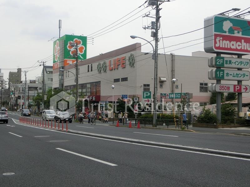 スーパー　ライフ深川猿江店（スーパー）まで669m