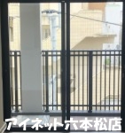 バルコニー　洗濯物はこちらへどうぞ。