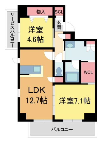 Refisia西宮の間取り写真