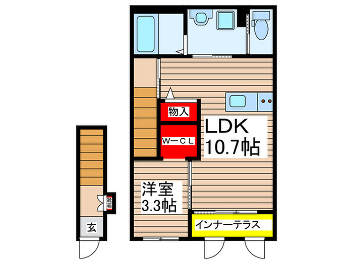 KヴィレッジIIの間取り写真
