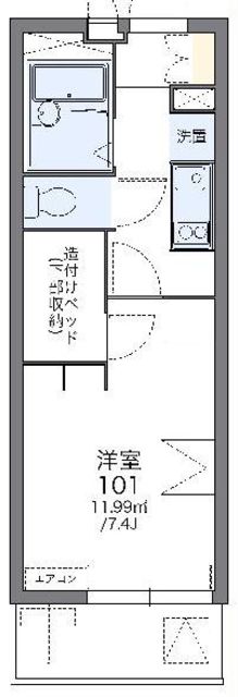 レオパレスレインボーステイツの間取り写真