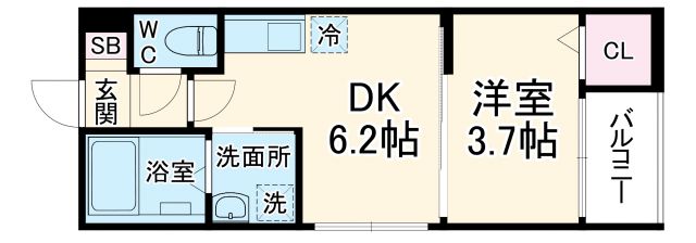 ハーモニーテラス鴫野東の間取り写真