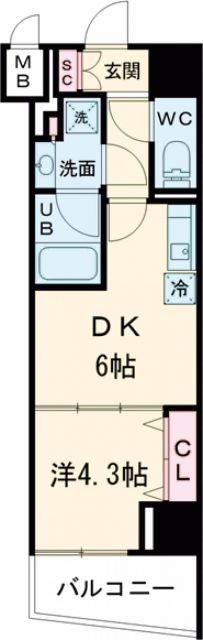 テラス北千住の間取り写真