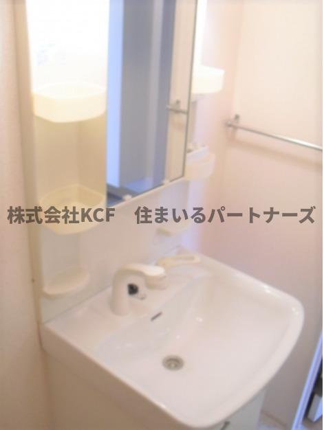洗面設備　広い洗面スペース
