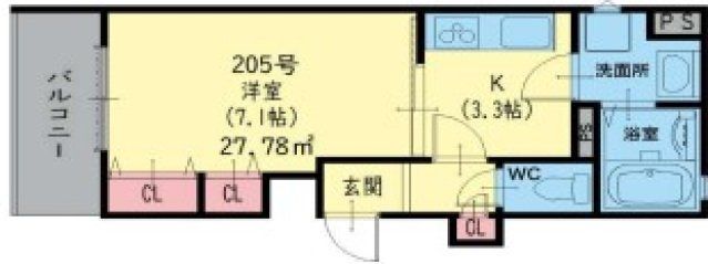 近鉄大阪線 長瀬駅 徒歩7分 3階建 築3年の間取り写真