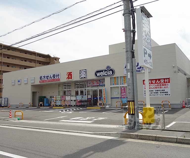 ドラックストア　ウエルシアダックス京都唐橋経田店（ドラッグストア）まで400m