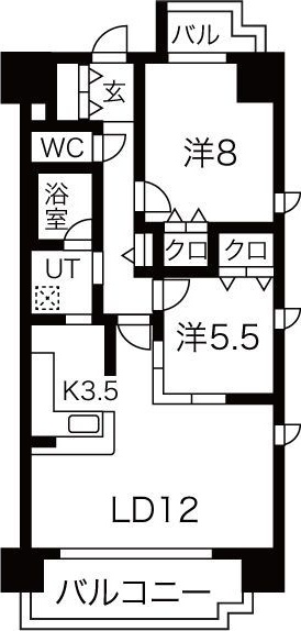 戸部マンションの間取り写真