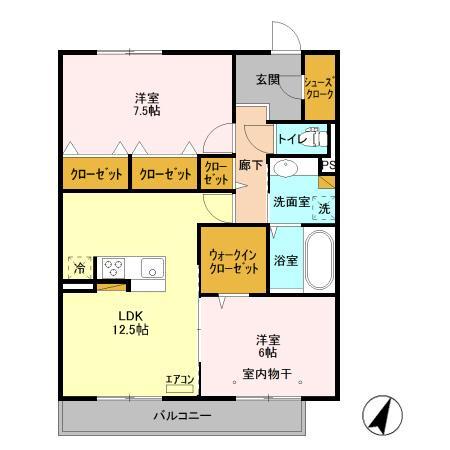 グランテージ 住居の間取り写真