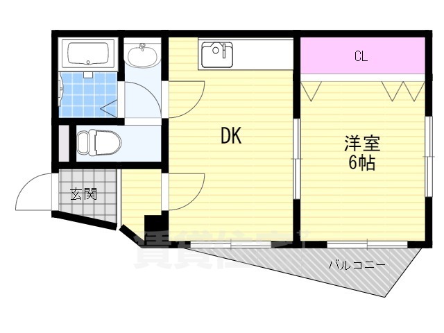 マンション小松の間取り写真