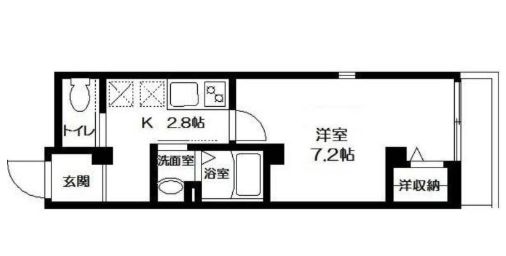 都営大江戸線 両国駅 徒歩10分 5階建 築10年の間取り写真
