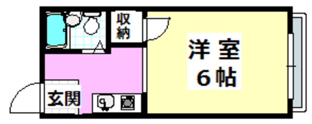 ハイツフミノ茨木の間取り写真