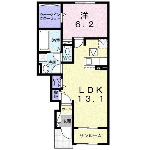 ハウス AIAIの間取り写真