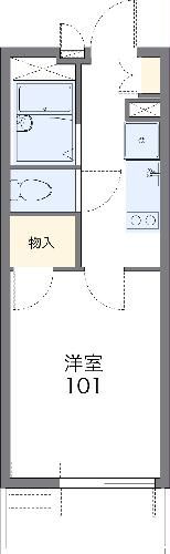 レオパレスくるみの間取り写真