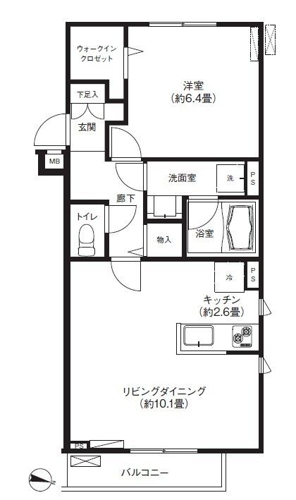 フォルムfの間取り写真