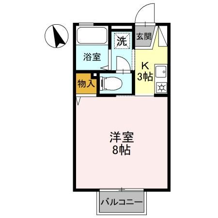 コーポフレンドの間取り写真