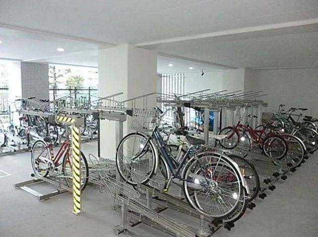 駐車場　駐輪場です