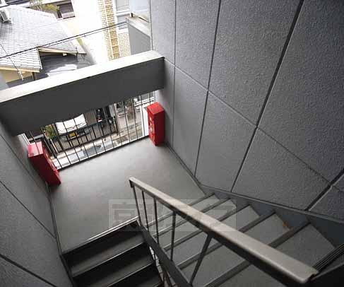 その他共有部分　階段に消火器ＢＯＸ。もしものときも安心です。
