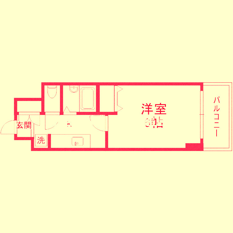地下鉄中央線 深江橋駅 徒歩3分 11階建 築17年の間取り写真