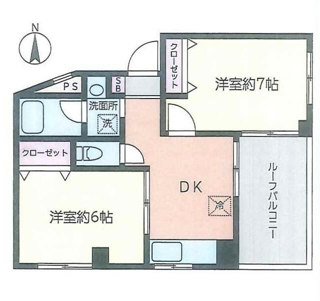 フジコーポの間取り写真