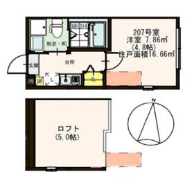ハーモニーテラス伊興IIの間取り写真