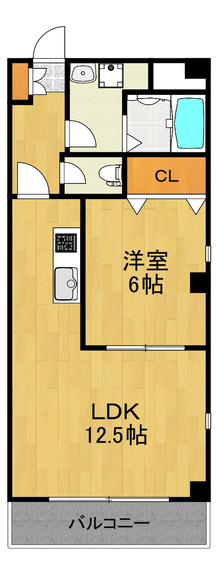 ＪＲ横須賀線 新川崎駅 徒歩25分 3階建 築7年の間取り写真