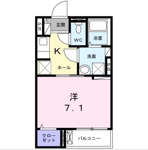 東急大井町線 大岡山駅 徒歩5分 2階建 築6年の間取り写真