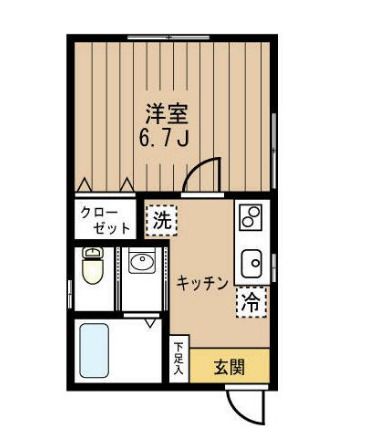ソルティーズ川崎の間取り写真