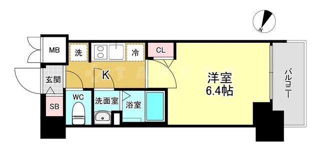 プレサンスブルーム東三国の間取り写真