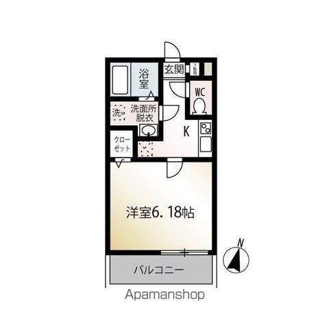 MQuarto西所沢の間取り写真