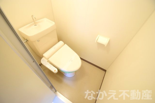 トイレ　ゆったりとした空間のトイレです