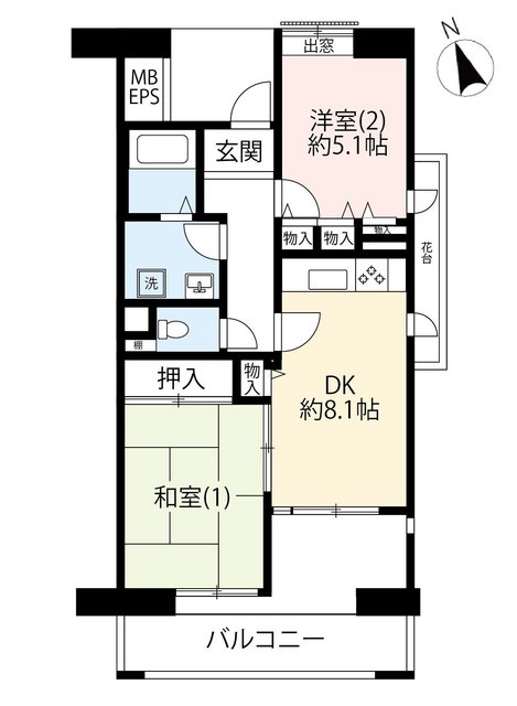 UR新川・島屋敷通りの間取り写真