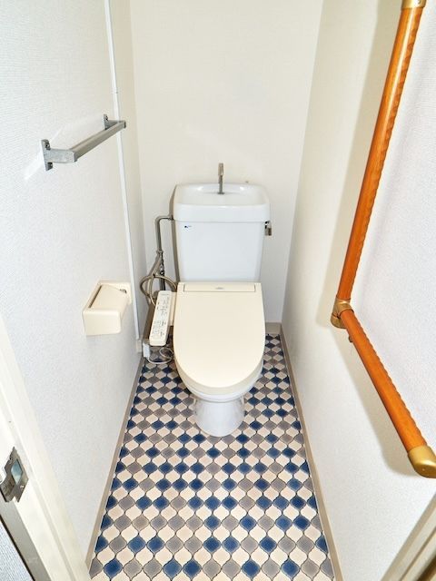 トイレ　ゆったりとした空間のトイレです