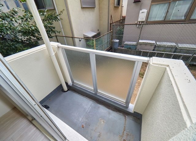 バルコニー　落ち着いた時間を過ごせるバルコニーです