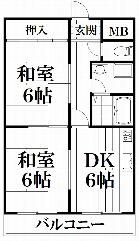 カサグランディ鴻池の間取り