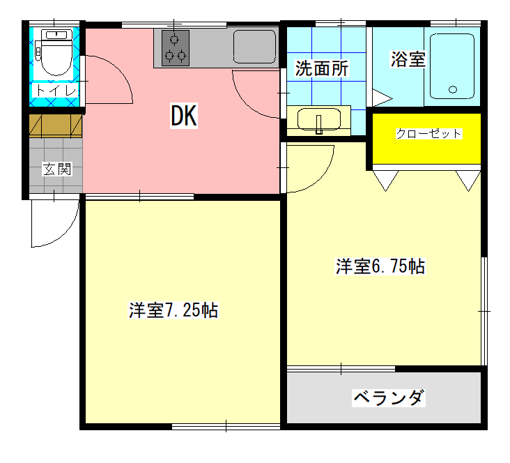 メゾン中之島の間取り