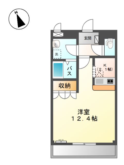 ヴェニール紀ノ川の間取り