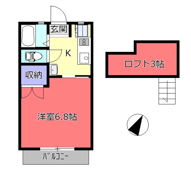 サニーハイツ八乙女_間取り_0