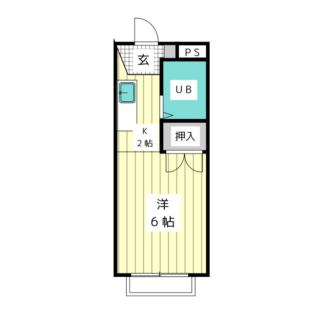 川本マンションの間取り