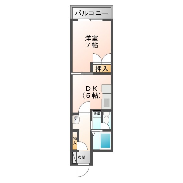 ロサンジュ西中央の間取り