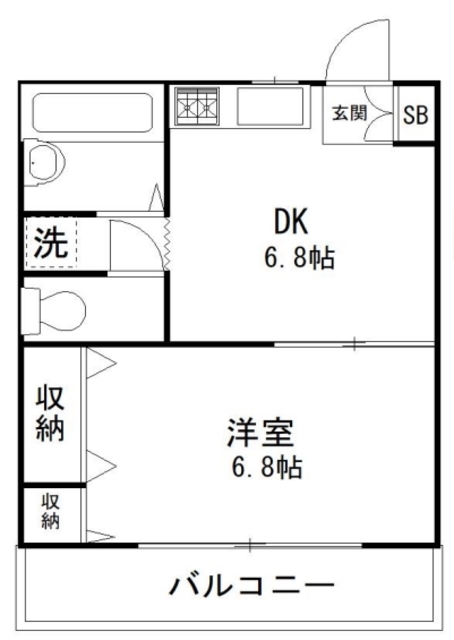 扶相ビルの間取り