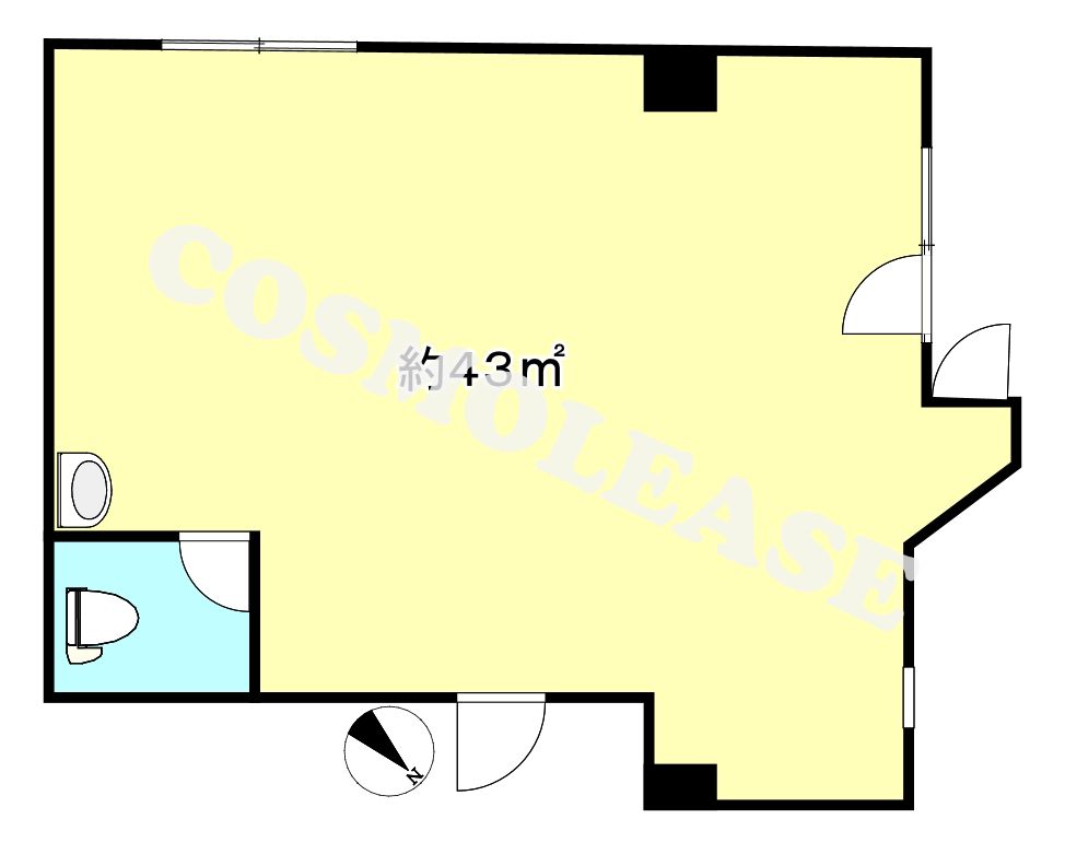 品川区西五反田のマンションの間取り