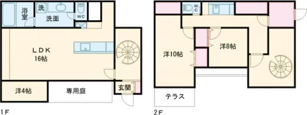 府中市晴見町のマンションの間取り