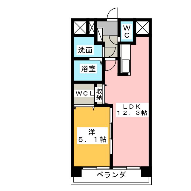 アンジューVIの間取り