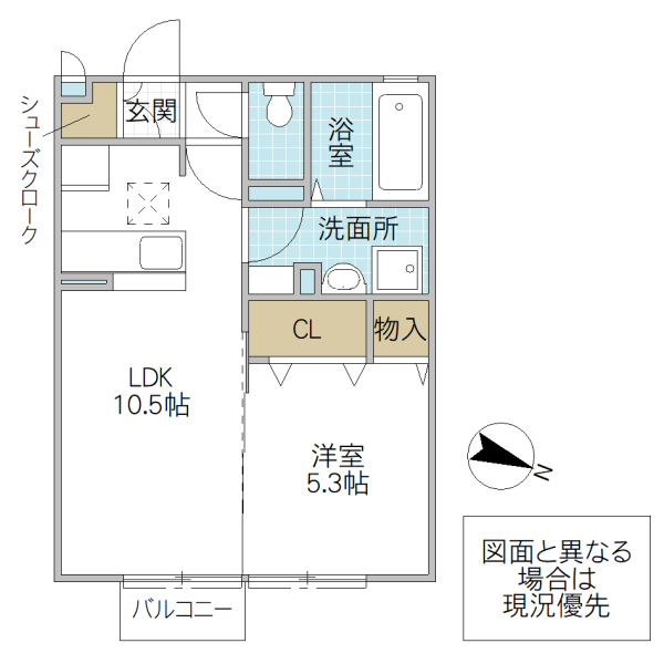 グリシーヌの間取り